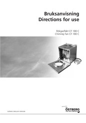 OSTBERG CF 180 C Directions For Use Manual