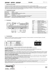 PRASTEL SER30E Manual