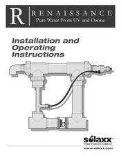 Solaxx Renessance Installation And Operating Instructions Manual