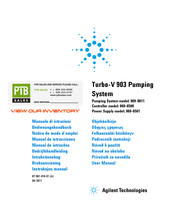Agilent Technologies Turbo-V 903 User Manual