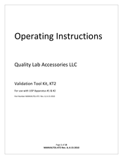 QLA KT2 Operating Instructions Manual
