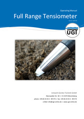 UGT 108015 Operating Manual