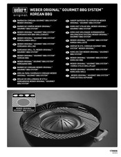 Weber ORIGINAL GOURMET BBQ SYSTEM Summit 600 Series Manual