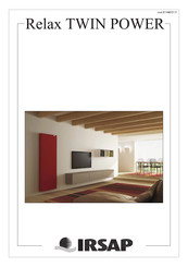IRSAP Relax Twin Power Operation Instructions Manual