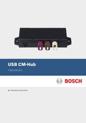 Bosch USB CM-Hub Operating Instructions Manual
