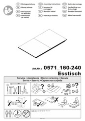 Mäusbacher 0571 160-240 Assembly Instructions Manual