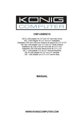 Konig CMP-USBIDE10 Manual
