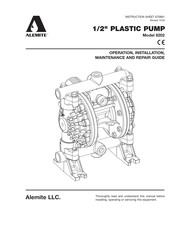 Alemite 8202 Operation, Installation, Maintenance And Repair Manual