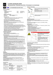 Stahl 9164/13-20-0 Series Operating Instructions