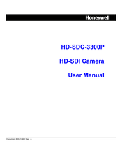 Honeywell HD-SDC-3300P User Manual