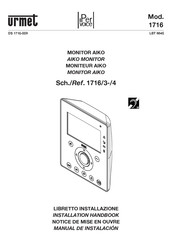 urmet domus IPerVoice 1716 Installation Handbook
