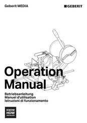 Geberit MEDIA 160 Operation Manual