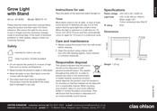 Clas Ohlson MG010-14 Instructions For Use Manual
