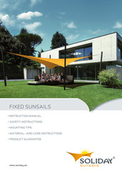 Soliday FIXED SUNSAILS Instruction Manual