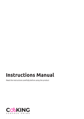CooKing SURFACE PRIME Instruction Manual