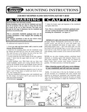 Memphis Shades MEB8975 Mounting Instructions
