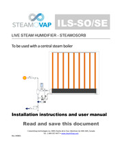 SteamOvap ILS-SO Installation Instructions And User Manual