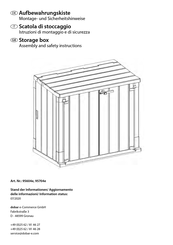 dobar 95604e Assembly And Safety Instructions