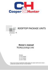 Cooper & Hunter CH-IRT05NM Owner's Manual