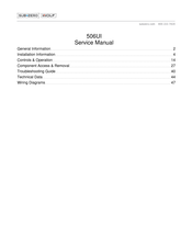 Sub-Zero Wolf 506UI Service Manual