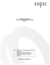 ESPEC P-300 Configuration And Troubleshooting Manual