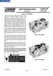 Lennox LGA060 Unit Information