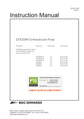 BOC Edwards EXT250M/ISO100 Instruction Manual