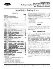 Carrier WeatherExpert N4 Installation Instructions Manual