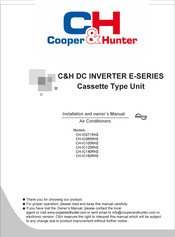 Cooper & Hunter CH-IC071RKE Installation And Owner's Manual