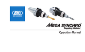 Big Daishowa Mega Synchro MGT 12-d Series Operation Manual