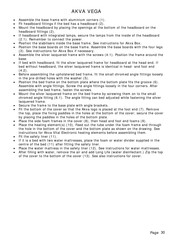 Akva AKVA VEGA Manual