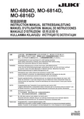 JUKI MO-6814D Instruction Manual