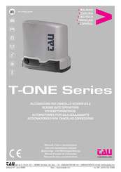 Tau T-One Series Use And Maintenance Manual