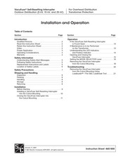 S&C VacuFuse Installation And Operation Manual