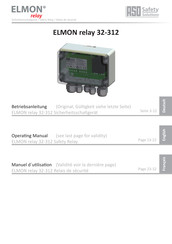ELMON 32-312 Operating Manual