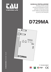Tau D729MA Installation Manual