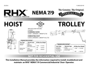 Overhead door RHX NEMA 7 Installation Manual