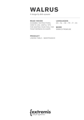 Extremis WALRUS LINKING TABLE Assembly Instructions Manual