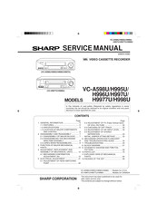 Sharp VC-A598U Service Manual