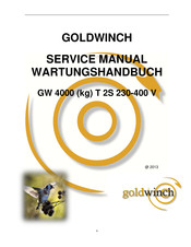 goldwinch GW 4000 T 2S Service Manual