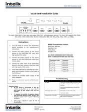 Intelix VGA2-SW4 Installation Manual