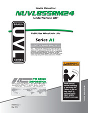 Braun Corporation Under-Vehicle Lift NUVL855RM24 Service Manual