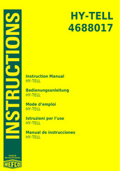 Refco 4688017 Instruction Manual