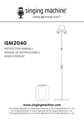 The Singing Machine ISM2040 Instruction Manual