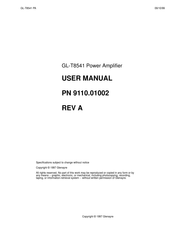 Glenayre GL-T8541 User Manual