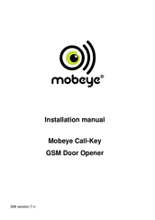 Mobeye Call-Key MCK100 Installation Manual