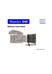 Mamiya 645 Bellows Lens Hood Instructions