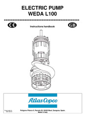 Atlas Copco WEDA L100 Instruction Handbook Manual