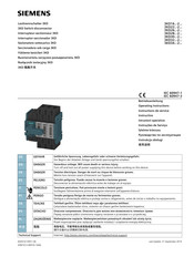 Siemens 3KD22-2 Series Operating Instructions Manual