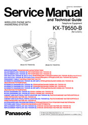 Panasonic KX-T9550R-B Service Manual And Technical Manual